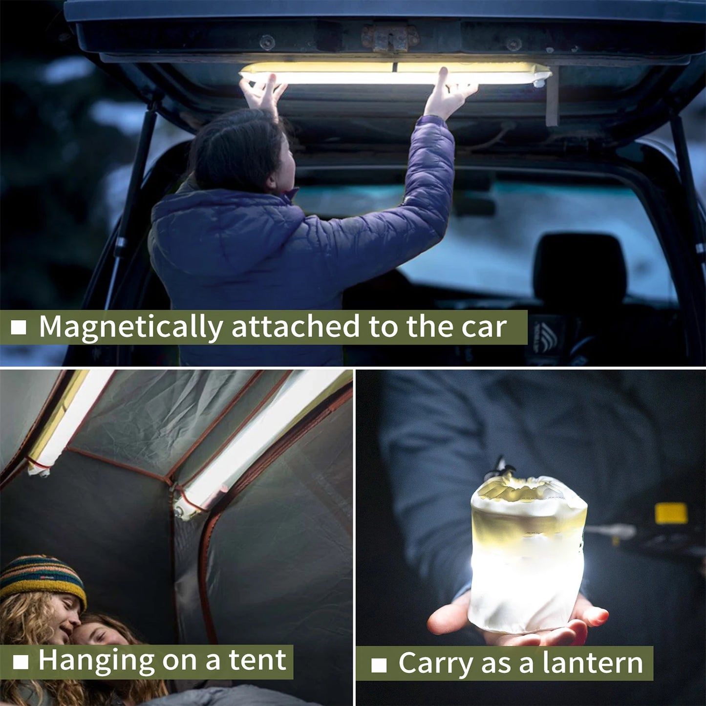 Rechargeable Portable Camping Strong Light Waterproof