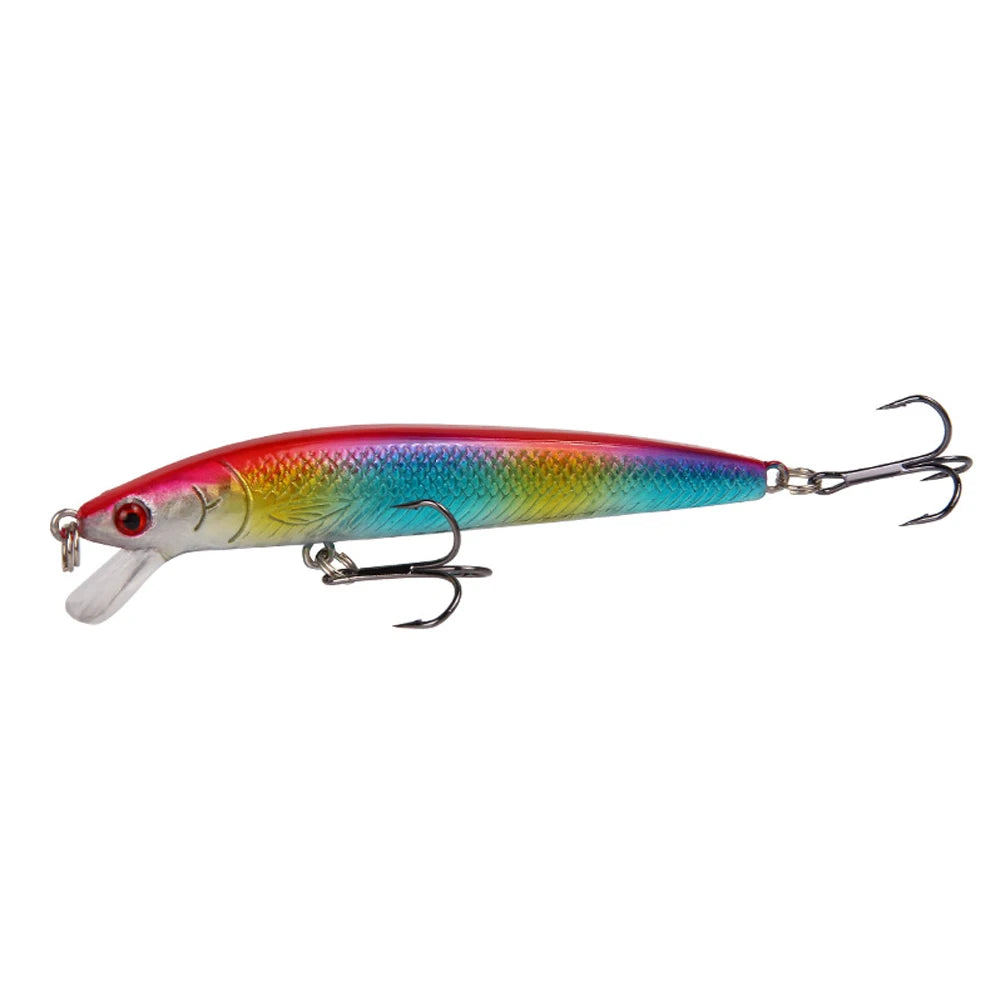 10 PCS Minnow Fishing Lures Floating Hard
