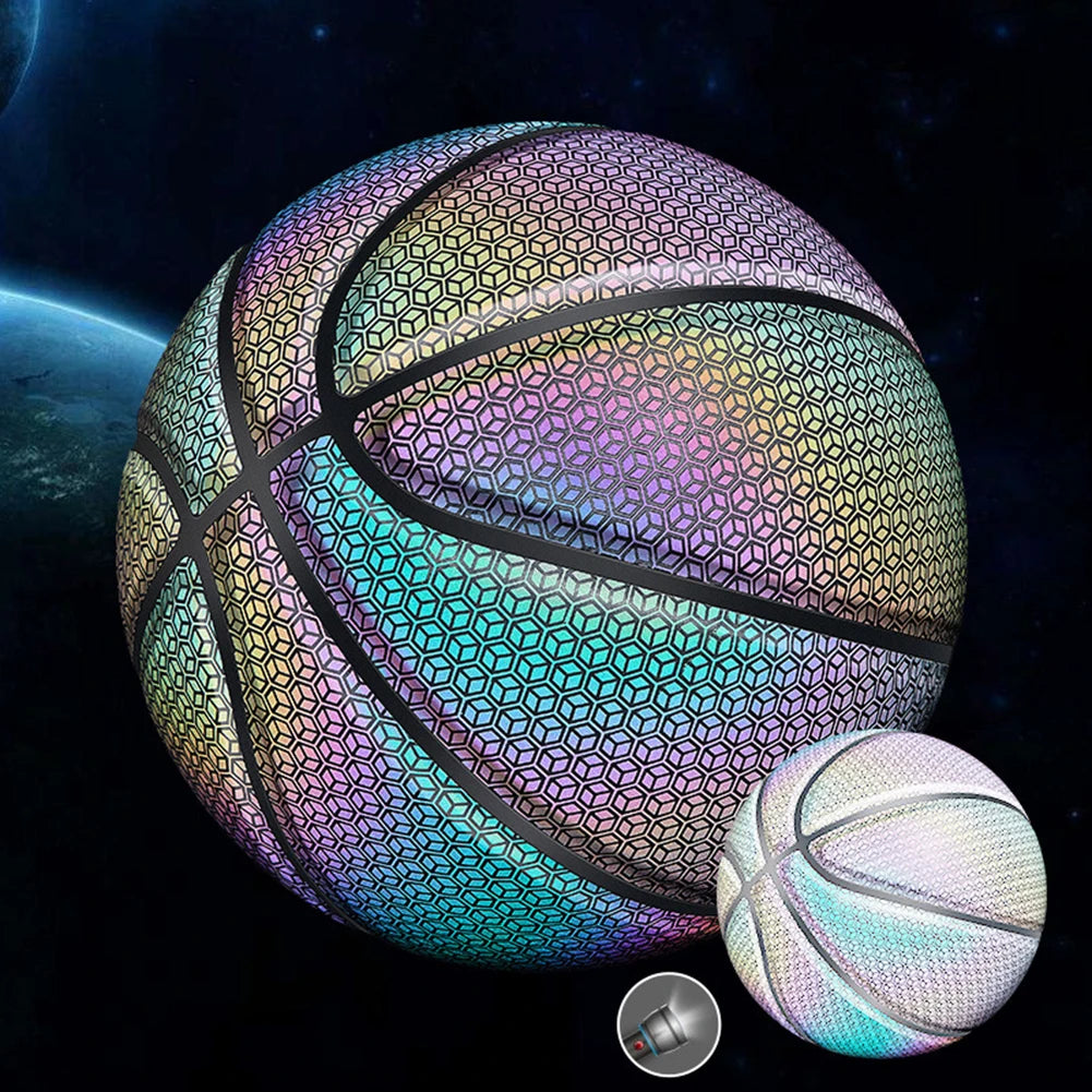 Reflective Basketball Glowing Ball for Night