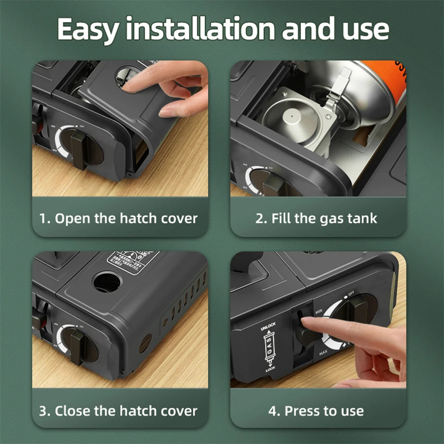 Portable Stove Grill Gas Stove Suitable for Outdoor