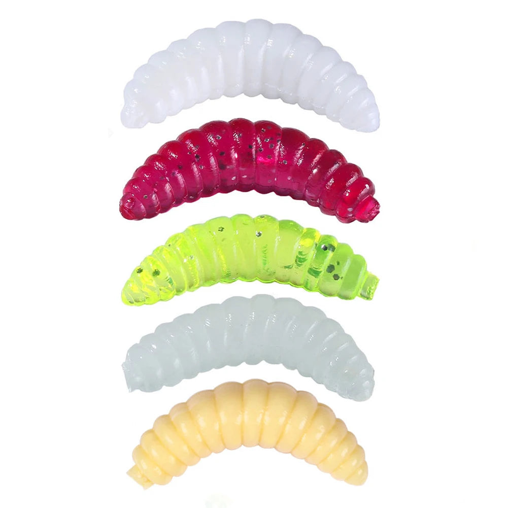 Artificial Bread Worm Baits Smell Worms Fishing Lures