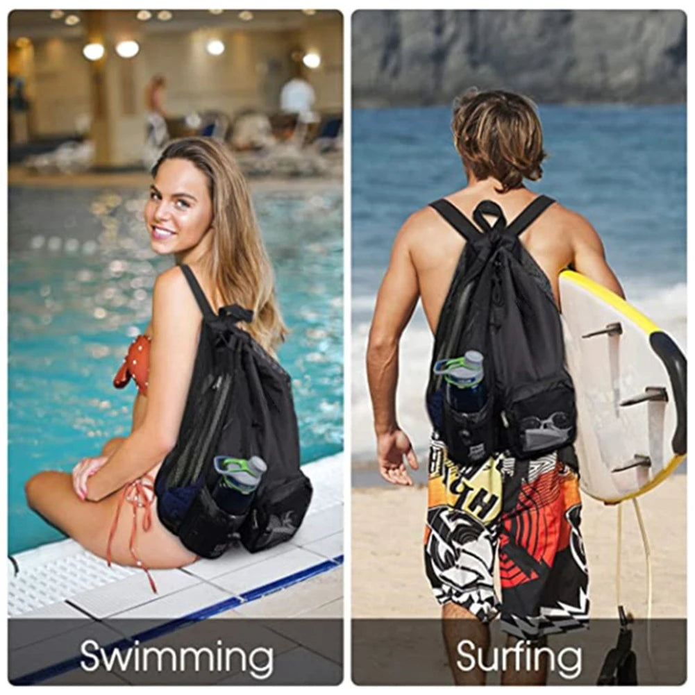 Shoulder Ball Backpacks Drawstring Lightweight Comfortable for Outdoor Sports