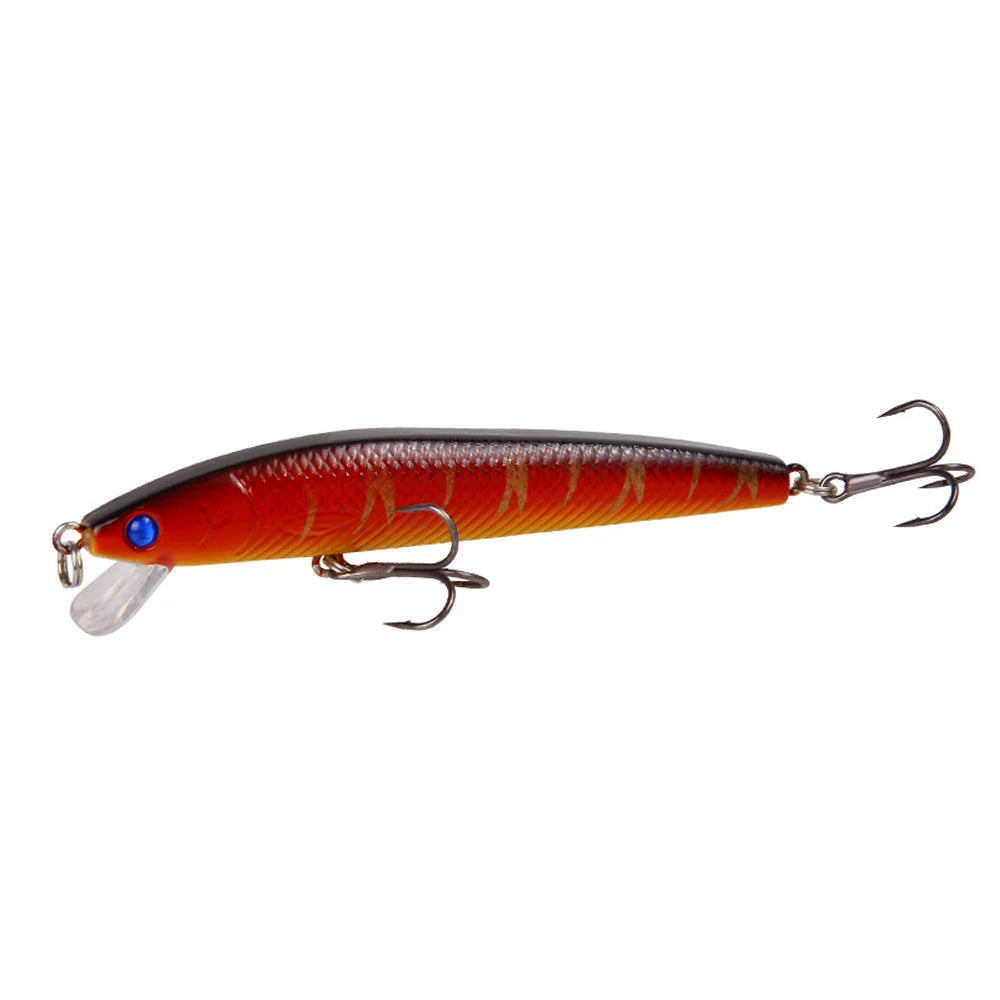 10 PCS Minnow Fishing Lures Floating Hard
