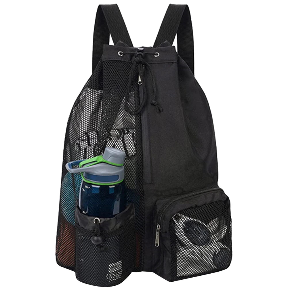 Shoulder Ball Backpacks Drawstring Lightweight Comfortable for Outdoor Sports