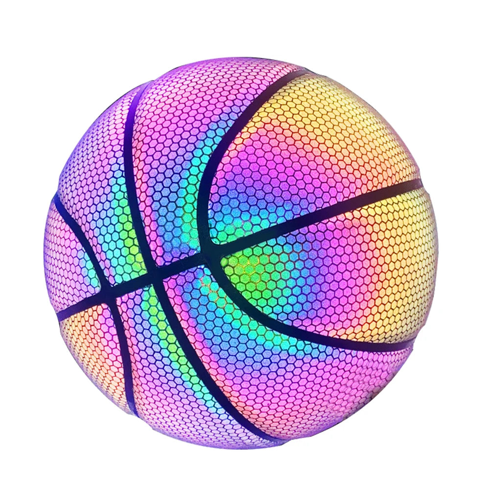 Reflective Basketball Glowing Ball for Night
