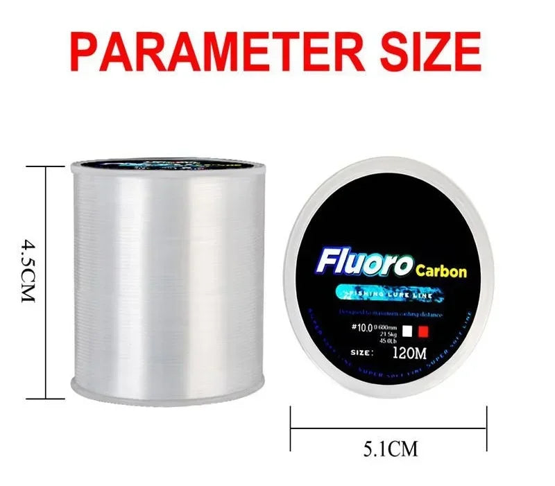 Fluorocarbon Fishing Line 7.15LB-45LB