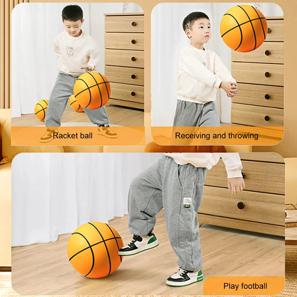 Kids Indoor Silent Basketball Ball Lightweight