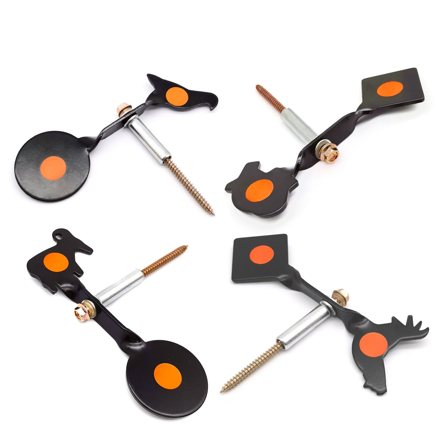 Spinner Pellet Gun Targets 4 Animals Pattern Available for