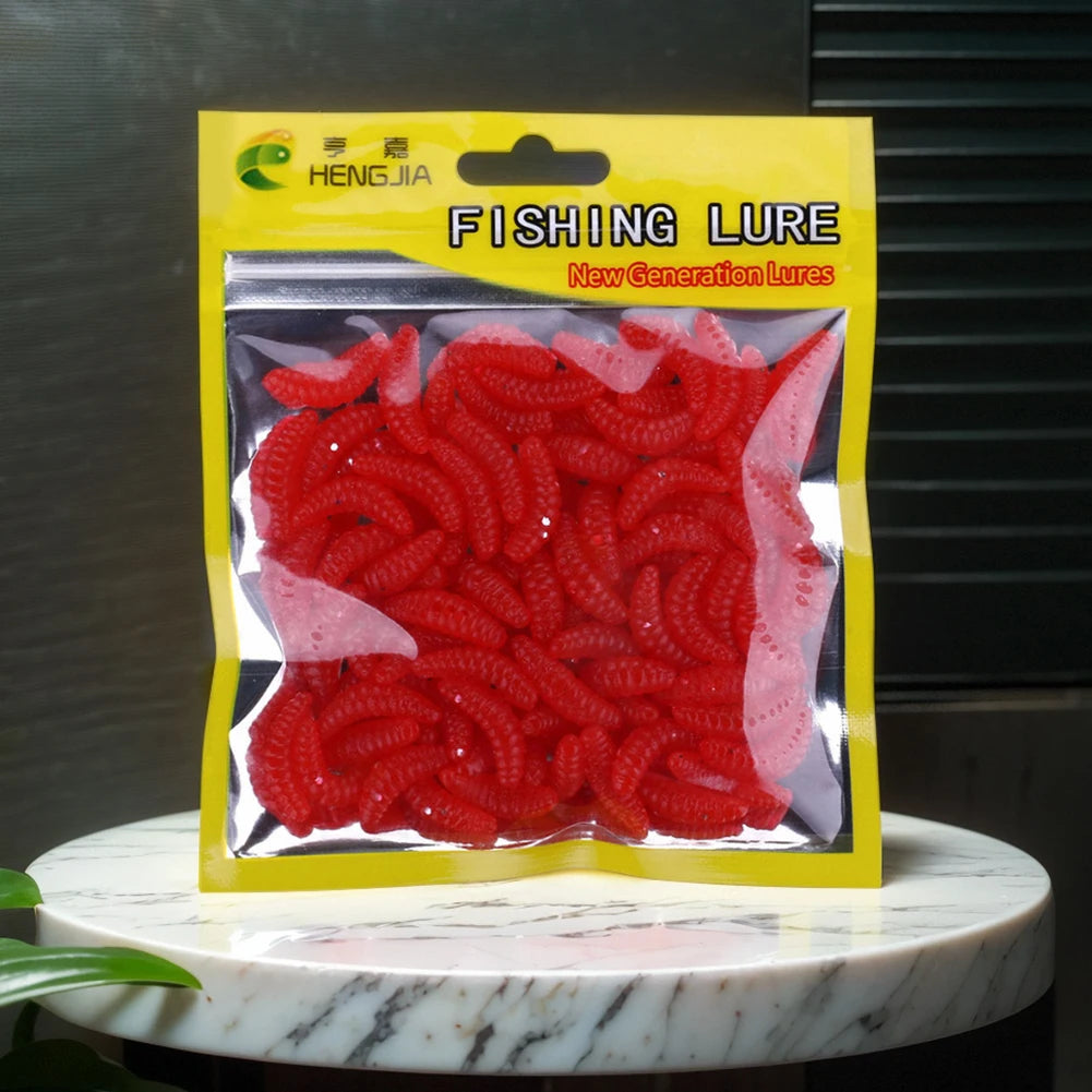 Artificial Bread Worm Baits Smell Worms Fishing Lures