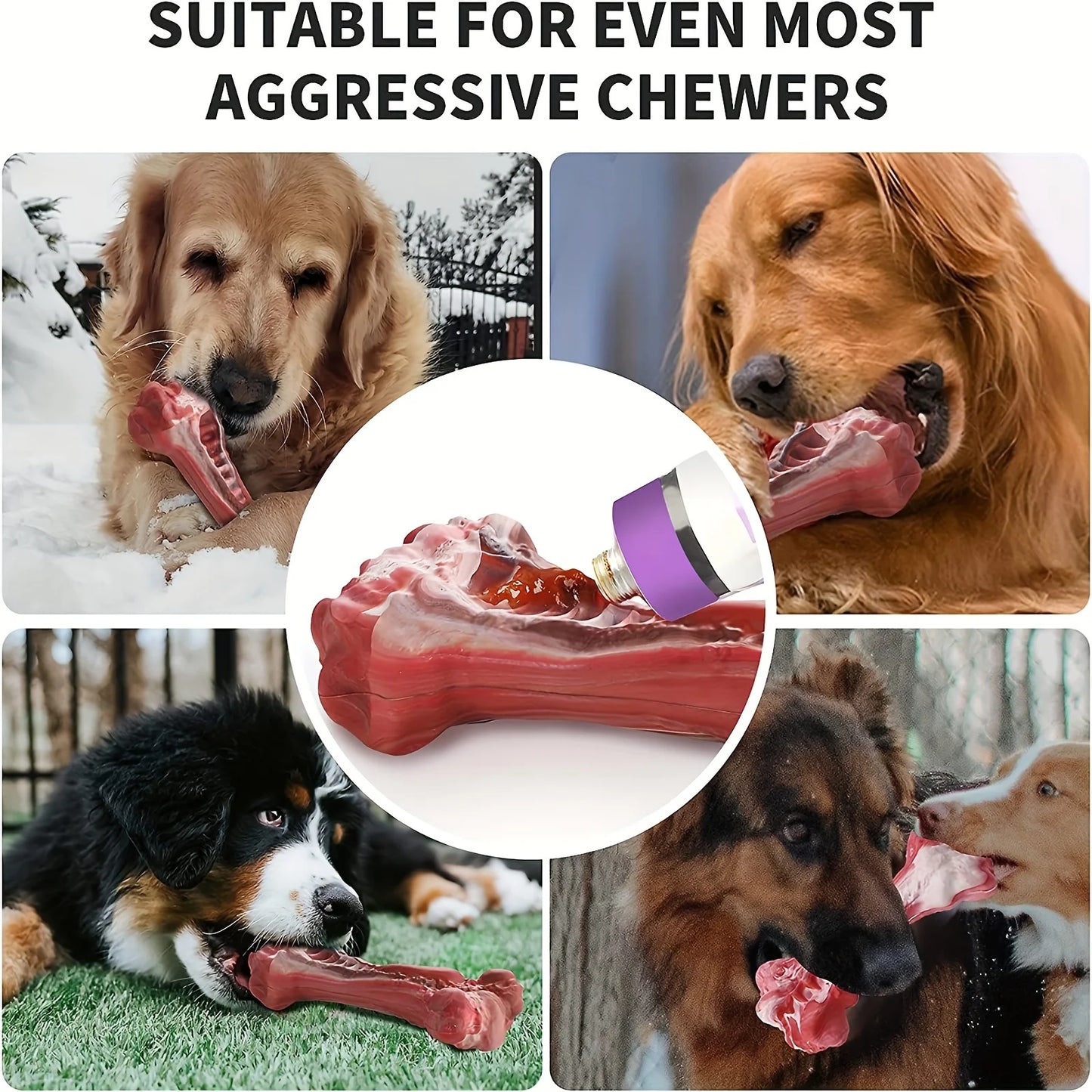 Durable dog chew toys for powerful chewing dogs