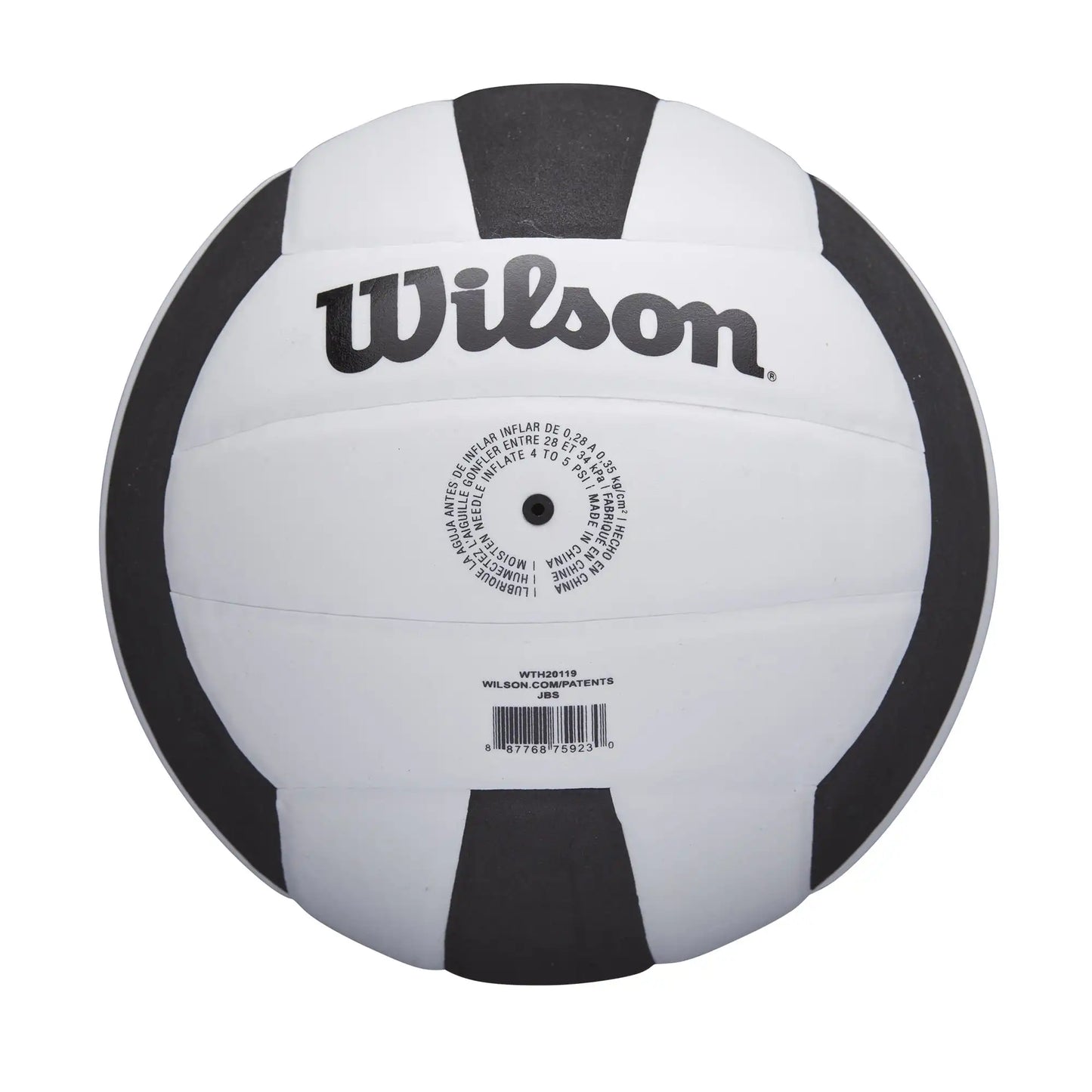 Wilson Pro Tour Indoor Volleyball, Black/White