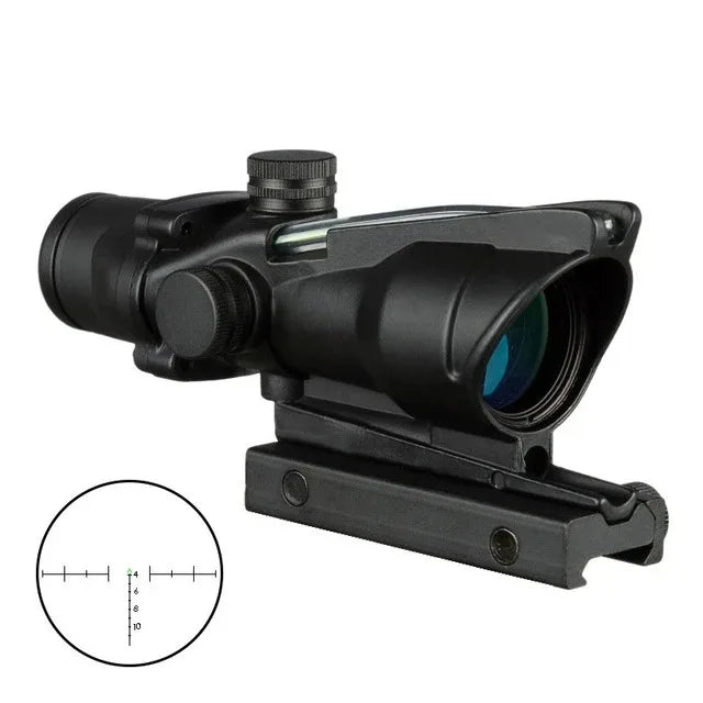 4X32 Hunting Riflescope Real Fiber Optics