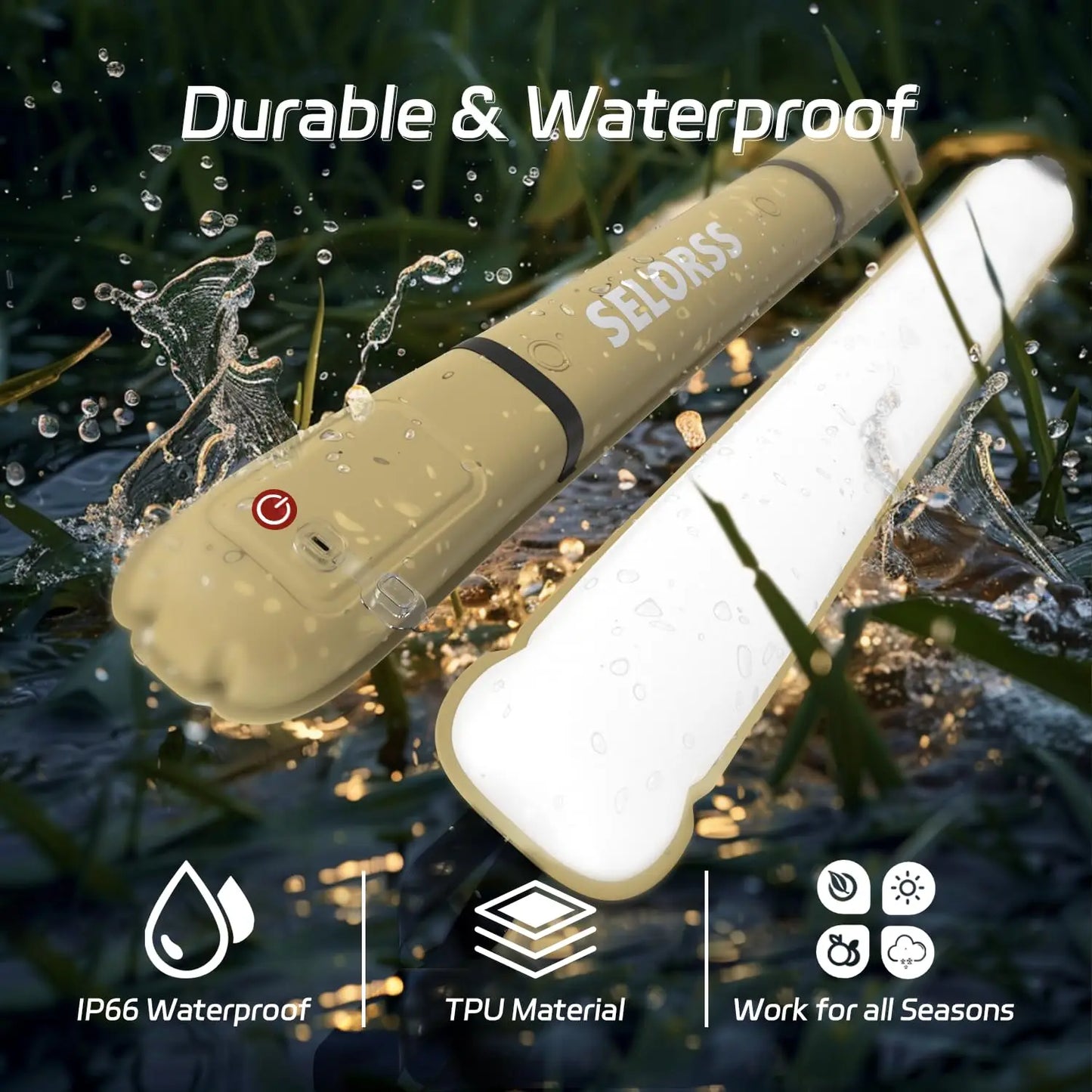 Rechargeable Portable Camping Strong Light Waterproof