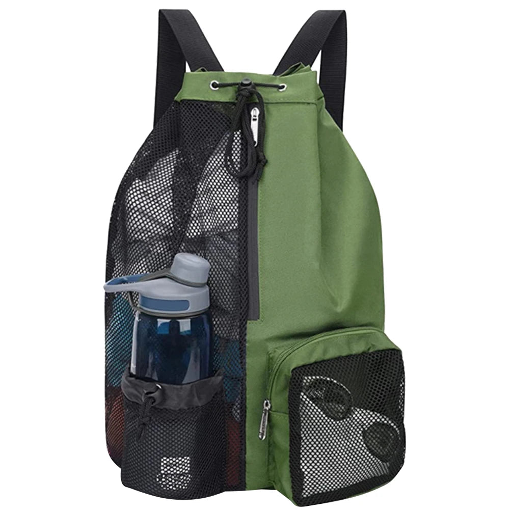 Shoulder Ball Backpacks Drawstring Lightweight Comfortable for Outdoor Sports