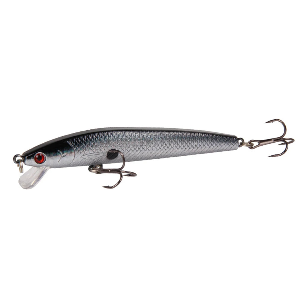 10 PCS Minnow Fishing Lures Floating Hard