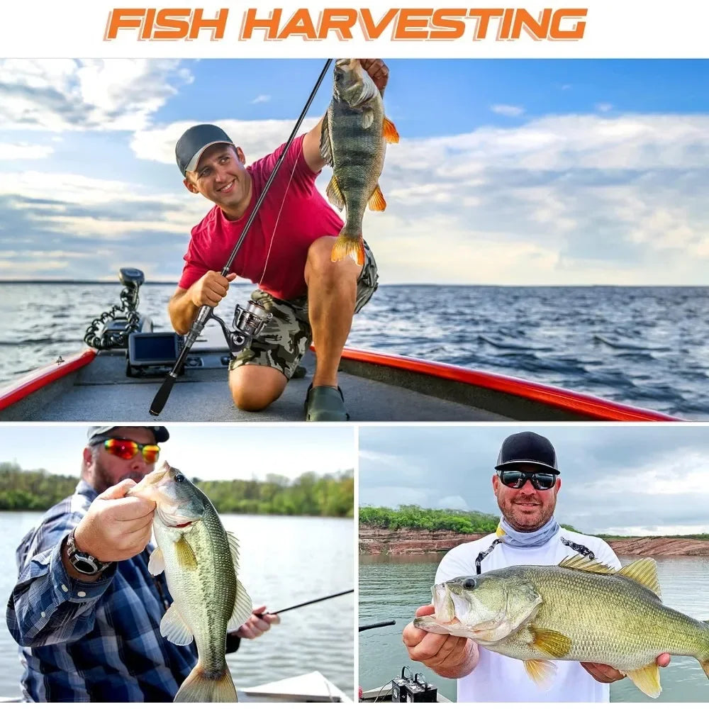 Telescopic Fishing Rod and Reel Combos Full Kit