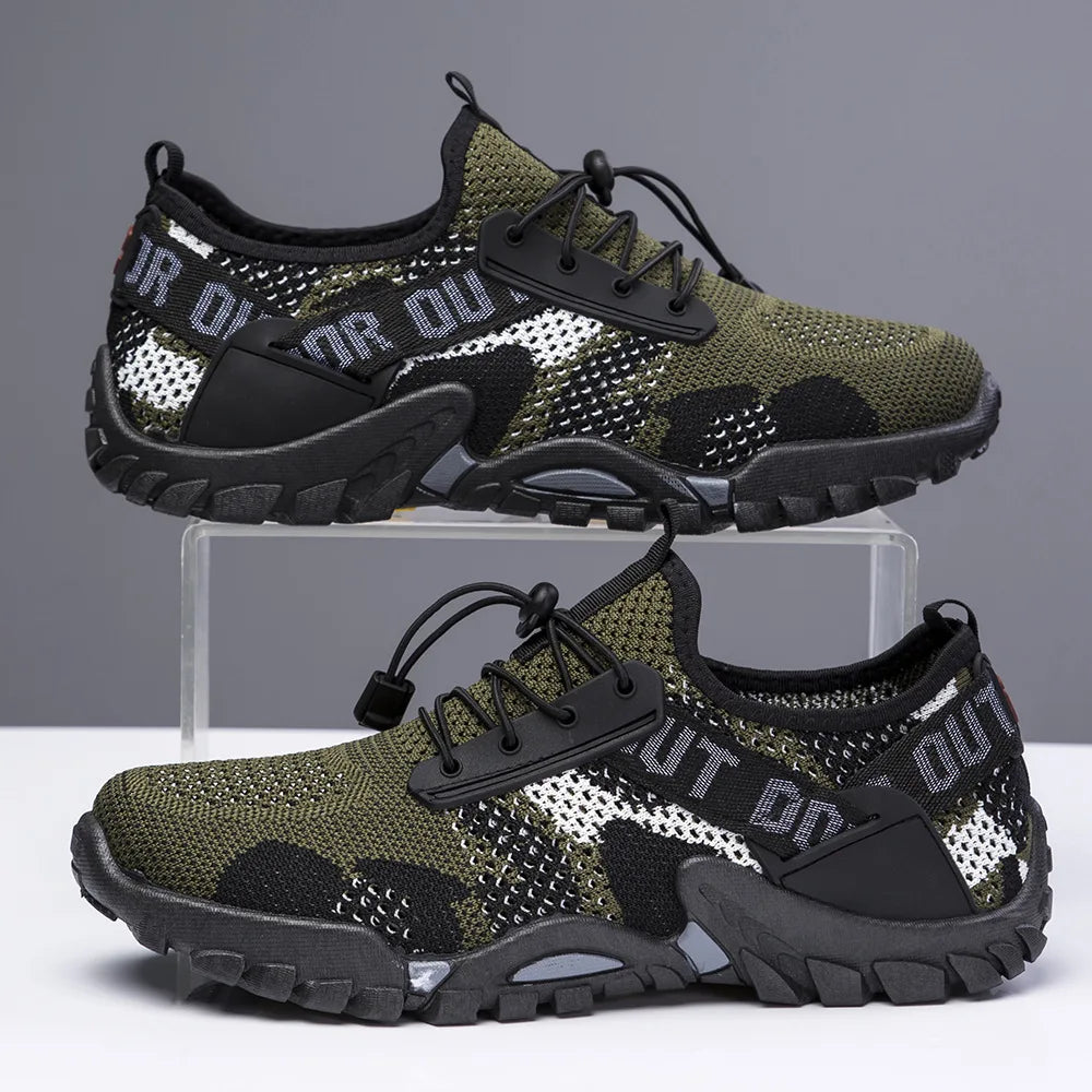 Oulylan Men Outdoor Hiking Trekking Climbing Shoes