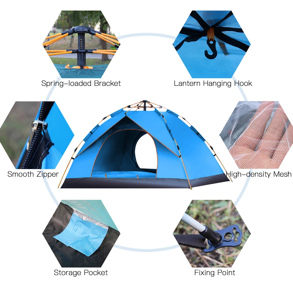 Pop Up Tent Water-resistant Portable