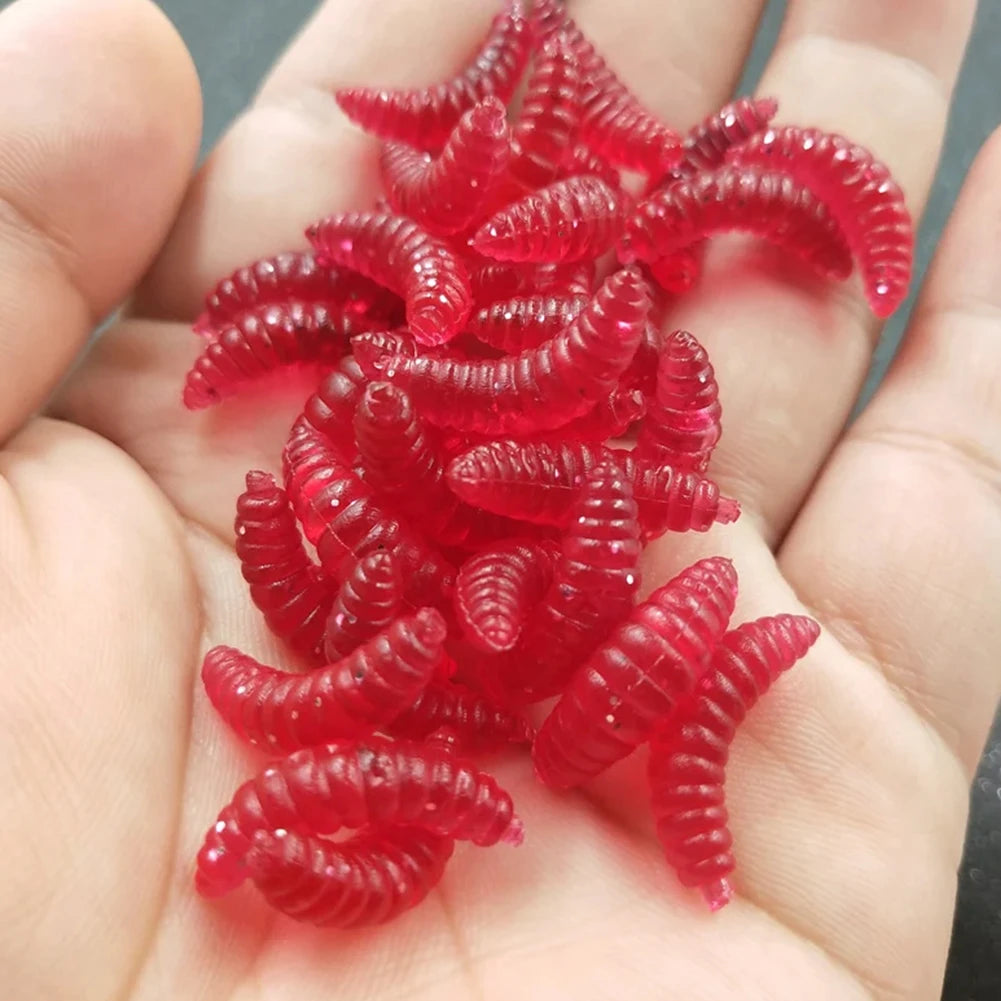 Artificial Bread Worm Baits Smell Worms Fishing Lures