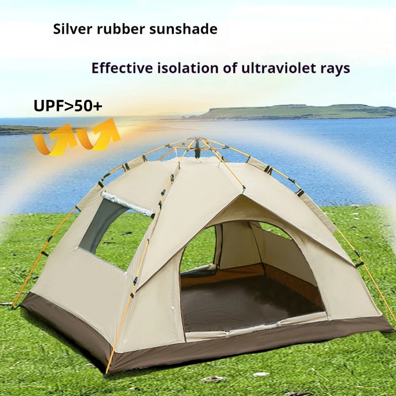 Outdoor shelter Sunshade 4 person waterproof mountaineering