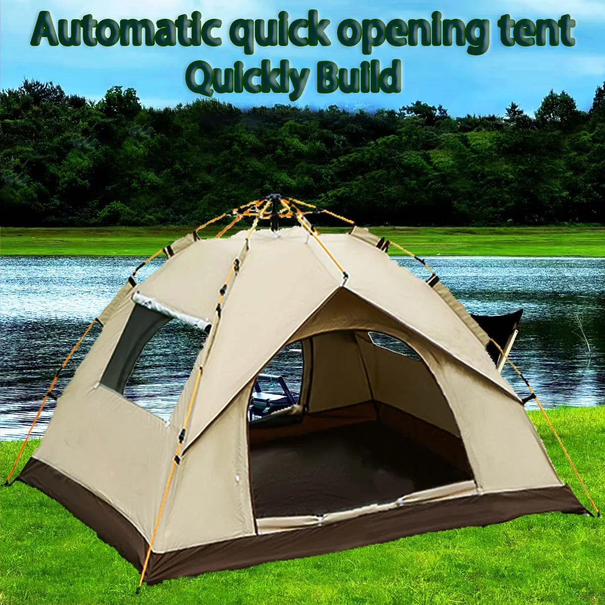 Outdoor shelter Sunshade 4 person waterproof mountaineering