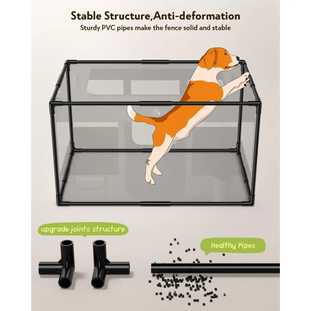 Portable Soft Dog Cat Kennel Exercise Pet Playpen