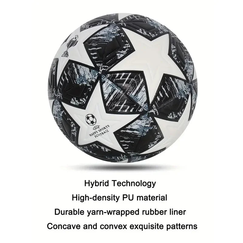 Size 5 Soccer Ball Leather Seamless ball