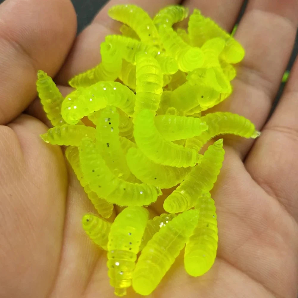 Artificial Bread Worm Baits Smell Worms Fishing Lures