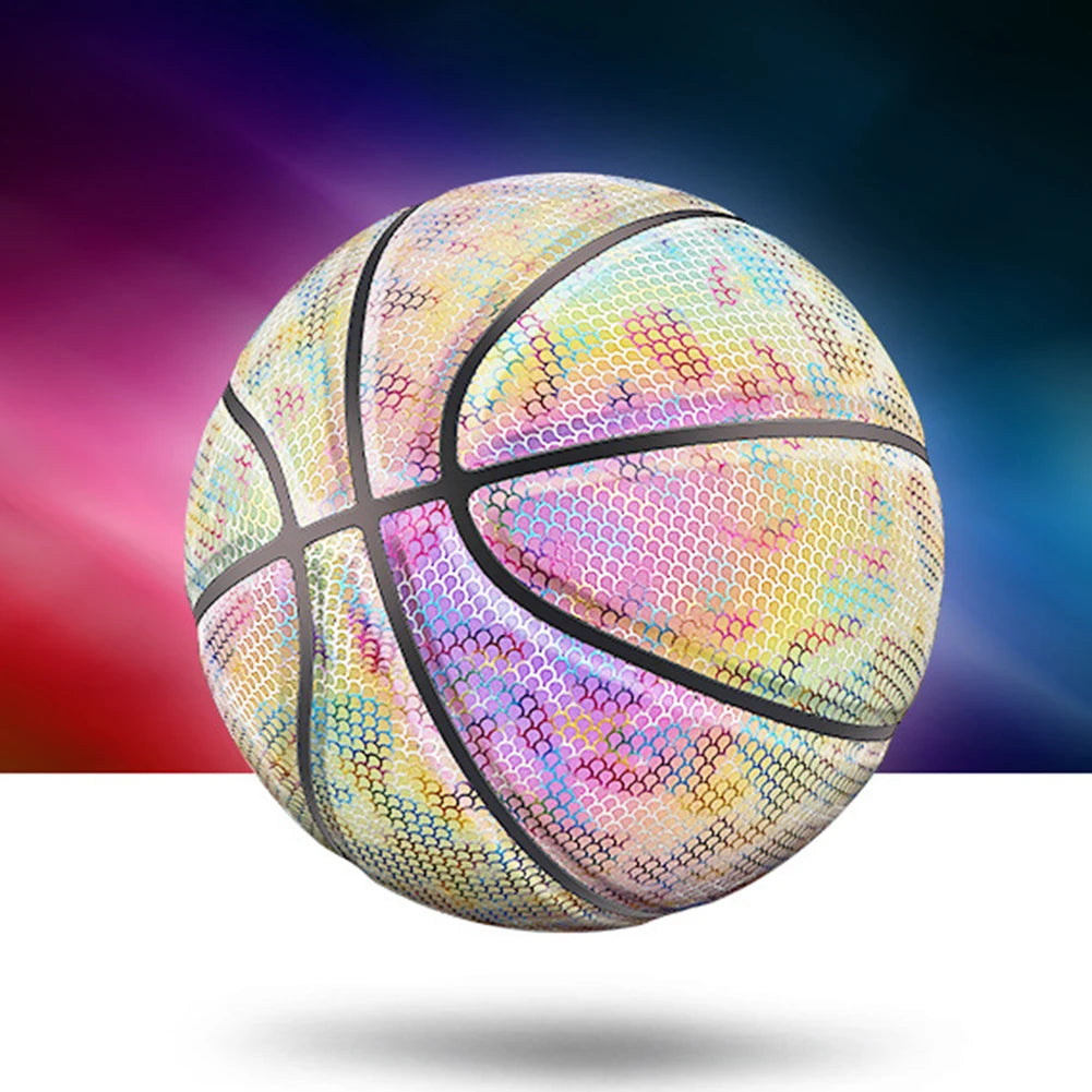 Reflective Basketball Glowing Ball for Night
