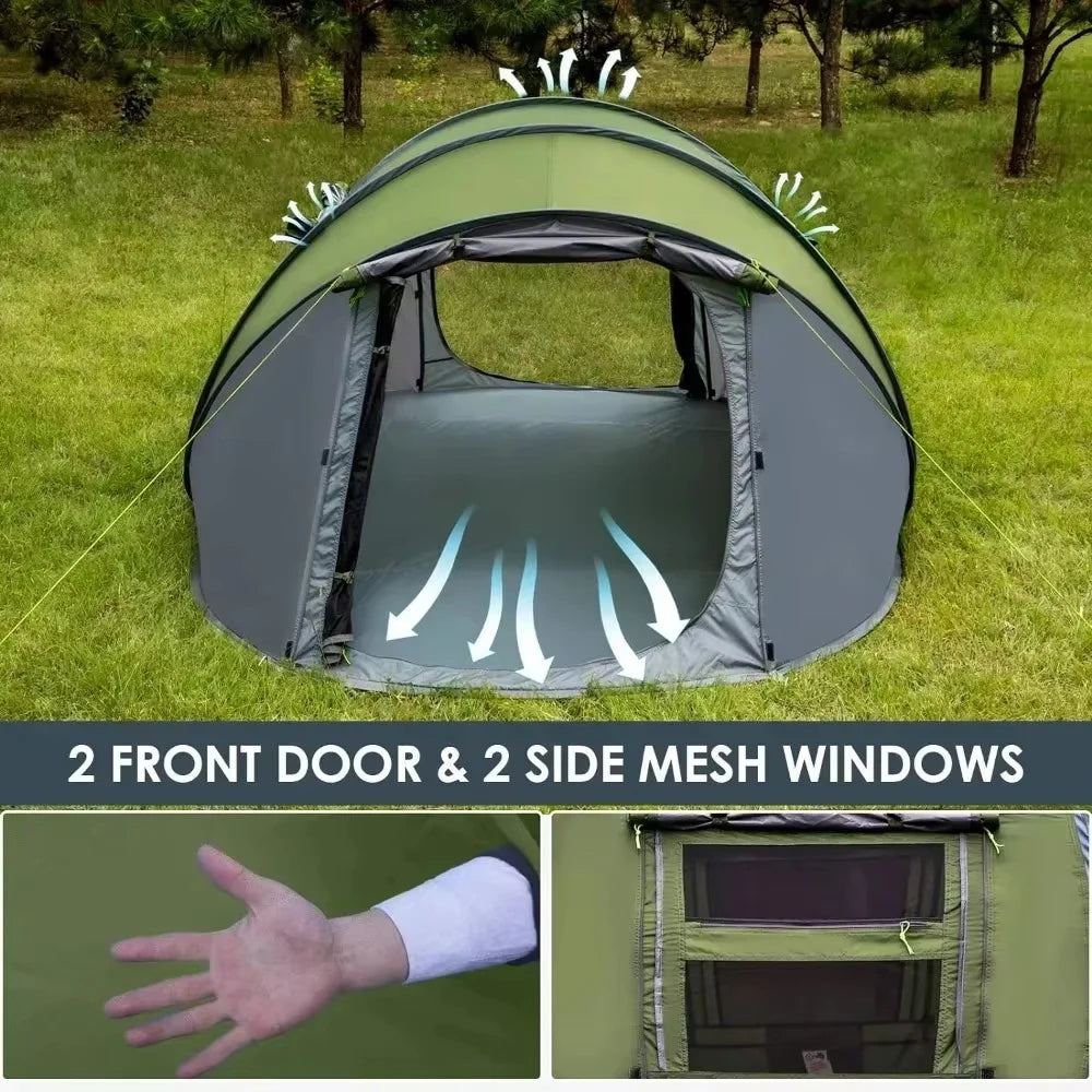 3-4 People Automatic Pop Up Tent