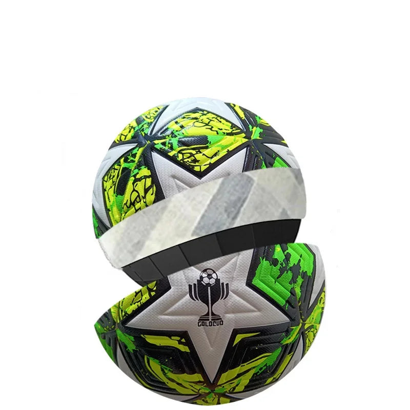 Size 5 Soccer Ball Leather Seamless ball