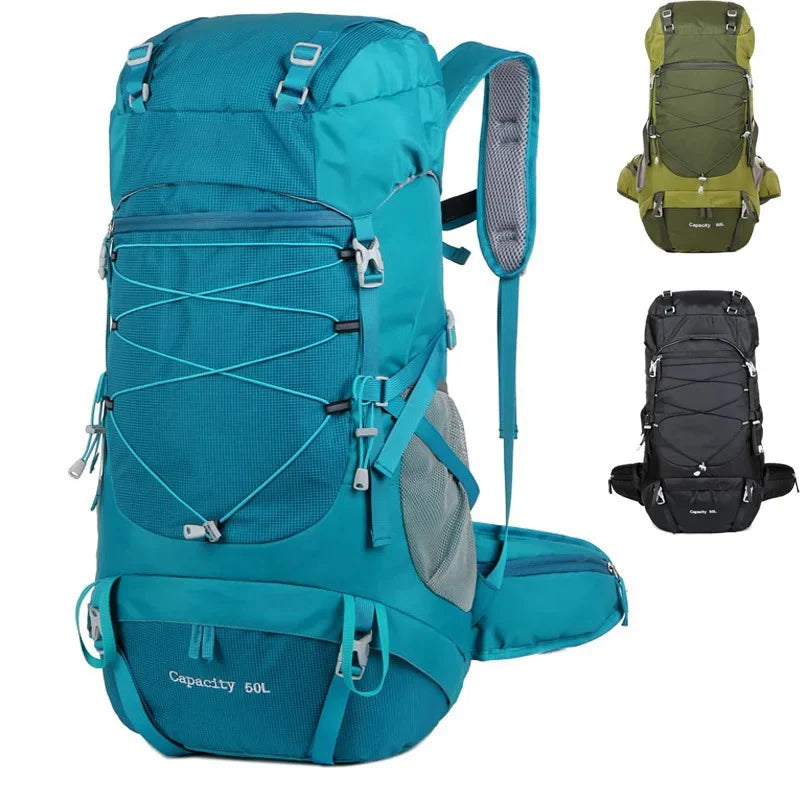 50L Travel Backpack Tactical Hiking Traveling Camping Rucksack