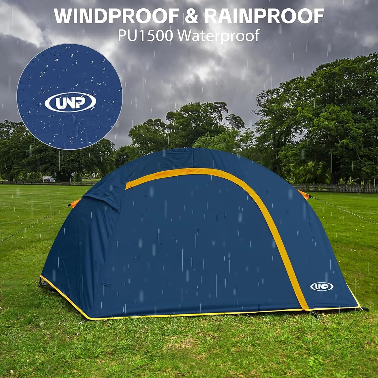 4 Person, Waterproof Dome Tents for Camping