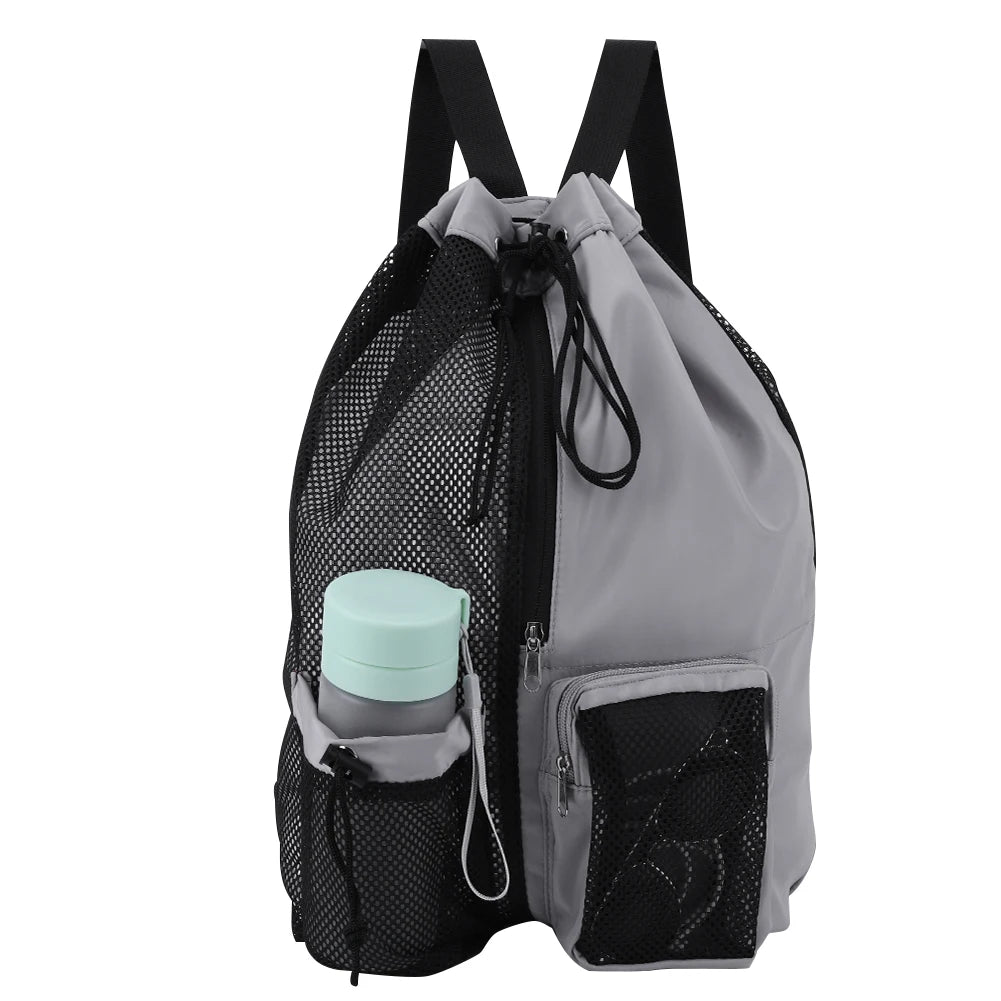 Shoulder Ball Backpacks Drawstring Lightweight Comfortable for Outdoor Sports