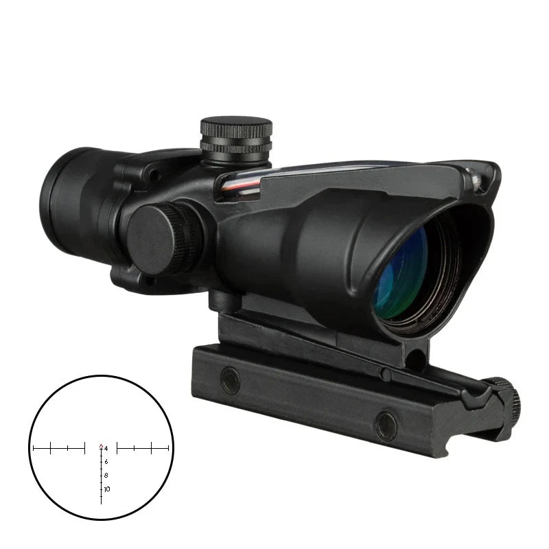4X32 Hunting Riflescope Real Fiber Optics