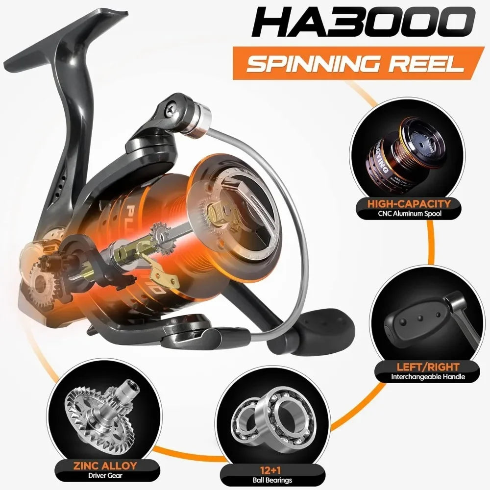 Telescopic Fishing Rod and Reel Combos Full Kit