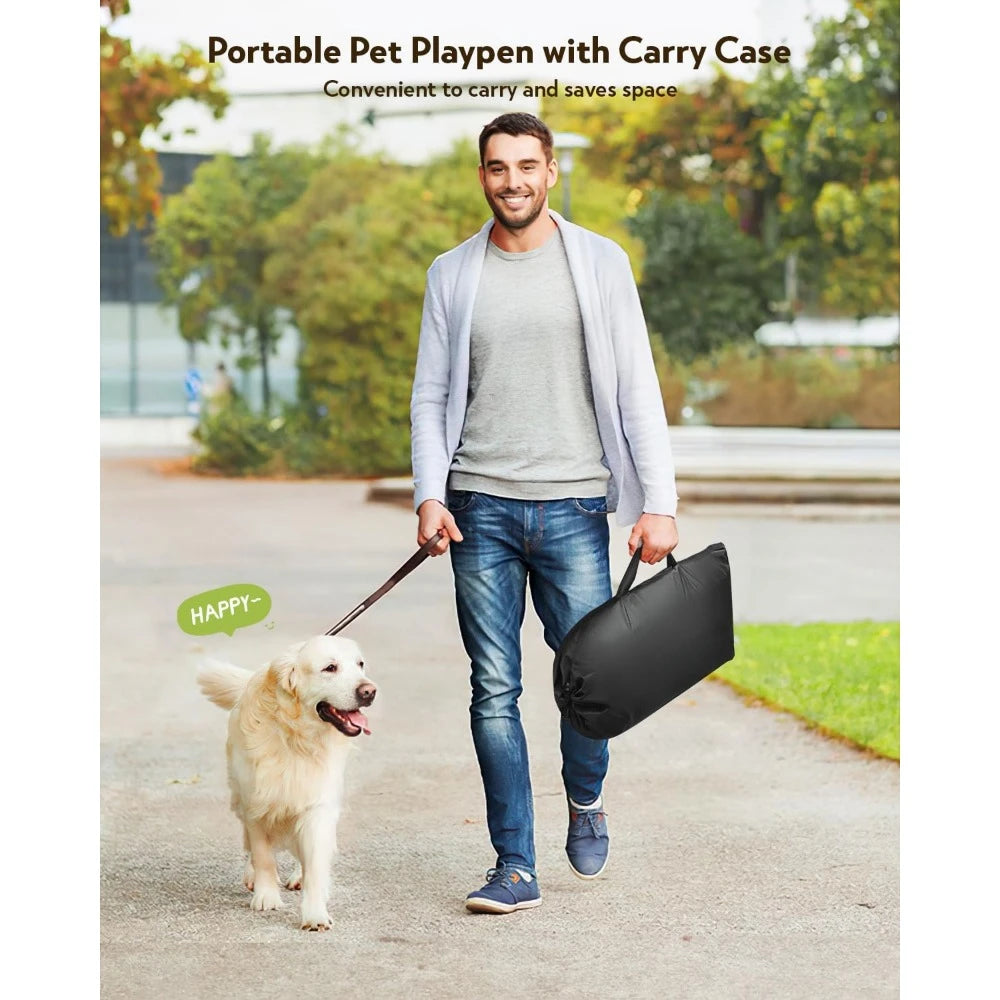 Portable Soft Dog Cat Kennel Exercise Pet Playpen