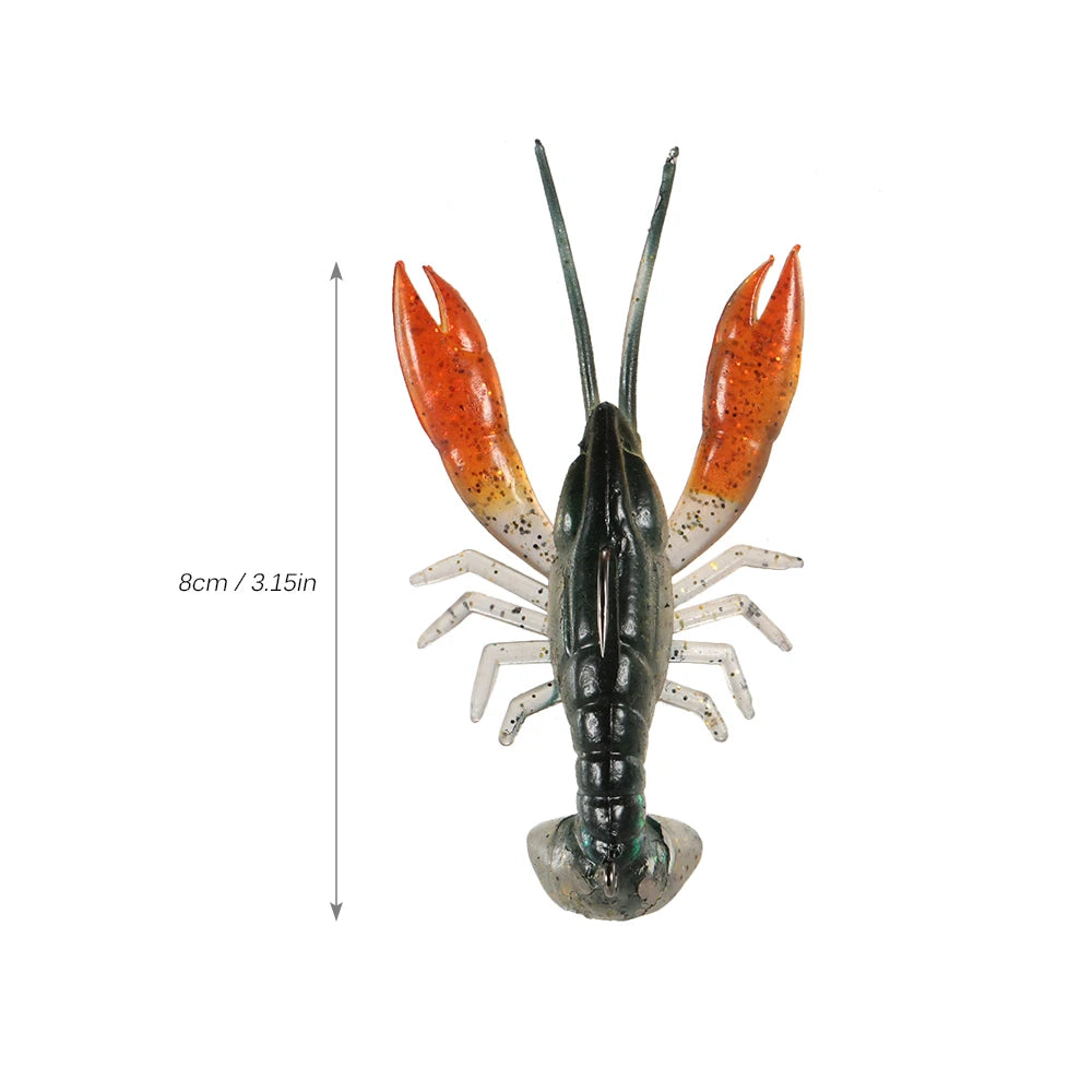 Soft Crawfish Shrimp Lobster Claw Bait