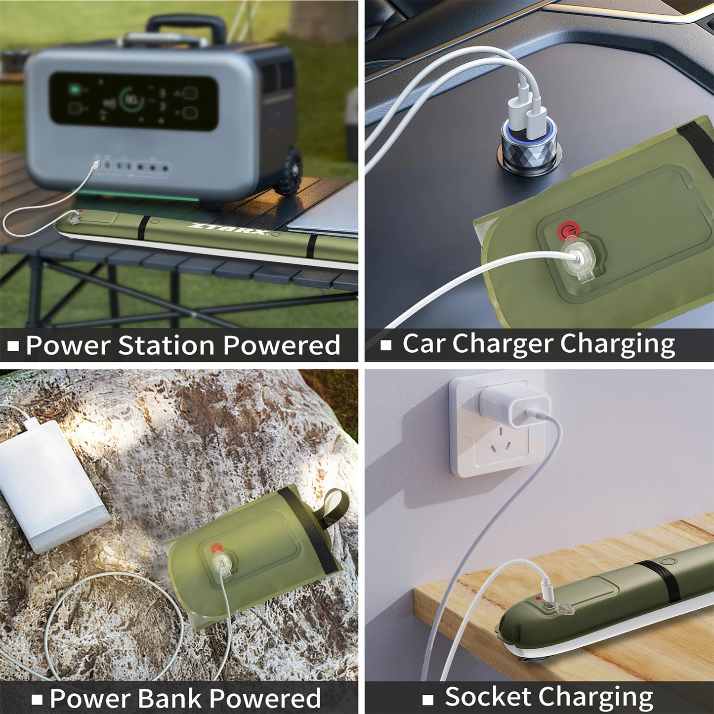 Rechargeable Portable Camping Strong Light Waterproof