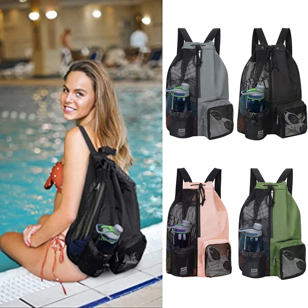Shoulder Ball Backpacks Drawstring Lightweight Comfortable for Outdoor Sports