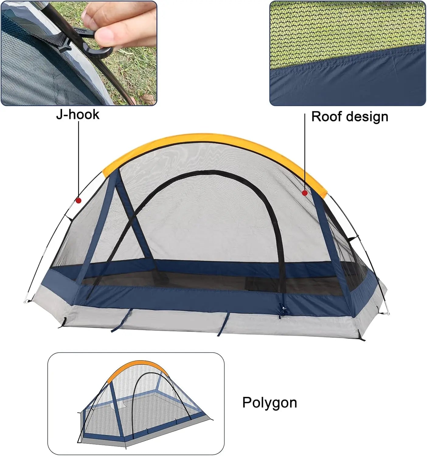 4 Person, Waterproof Dome Tents for Camping