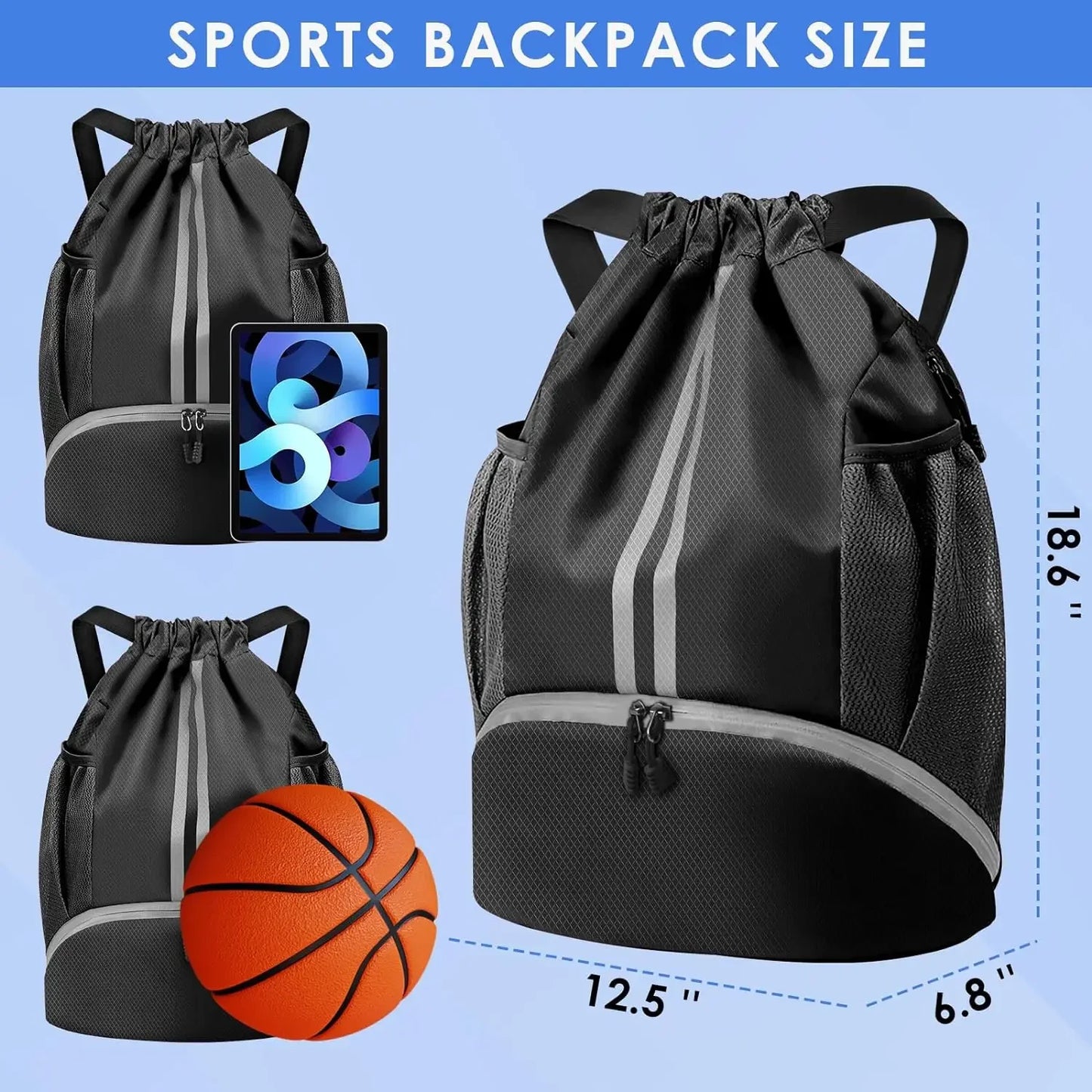 Casual Fitness Backpack Multi-functional Lightweight