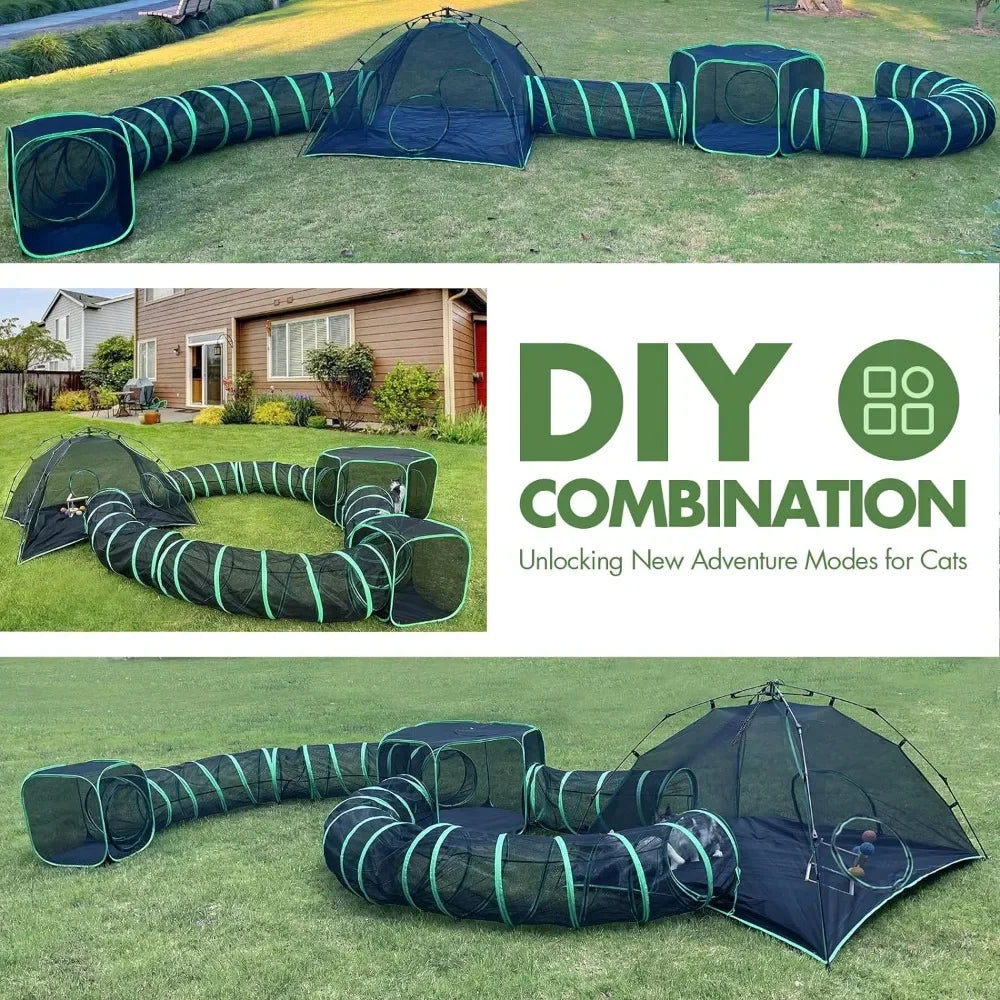 Outdoor Cat Play Tents and Tunnels