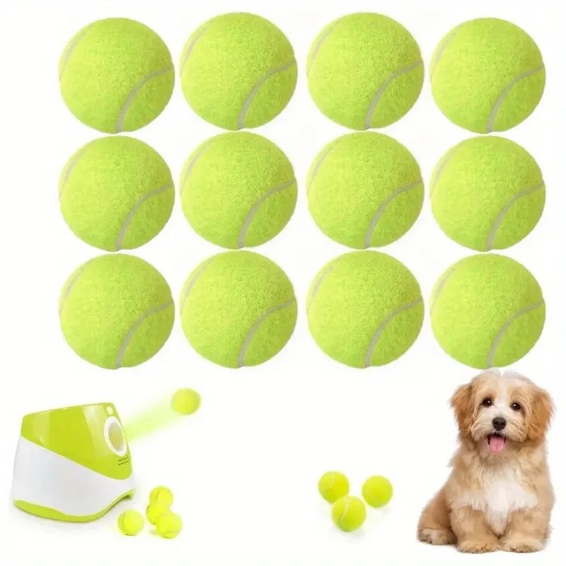Small dog tennis balls, for playing and training