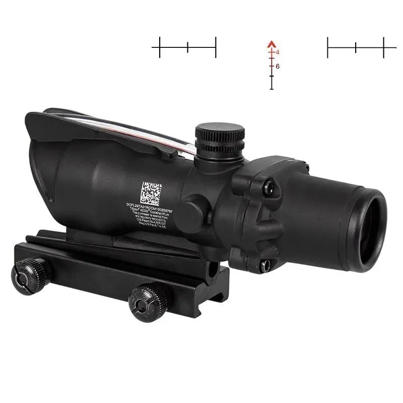 4X32 Hunting Riflescope Real Fiber Optics