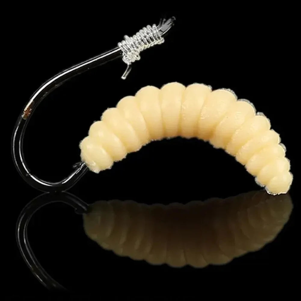 Artificial Bread Worm Baits Smell Worms Fishing Lures