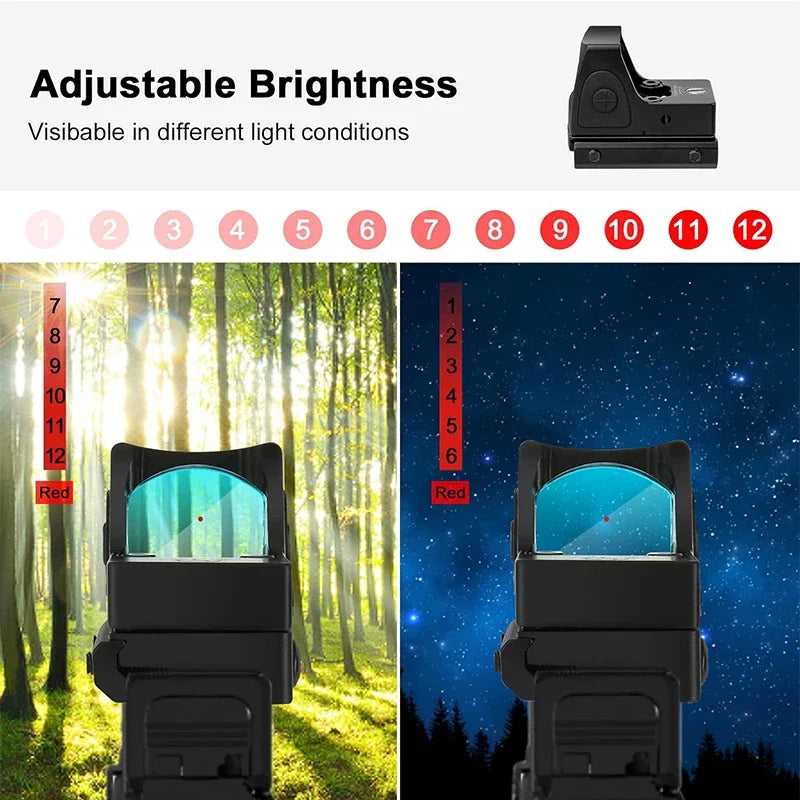 Mini Red Dot Sight For Airsoft / Hunting Rifle