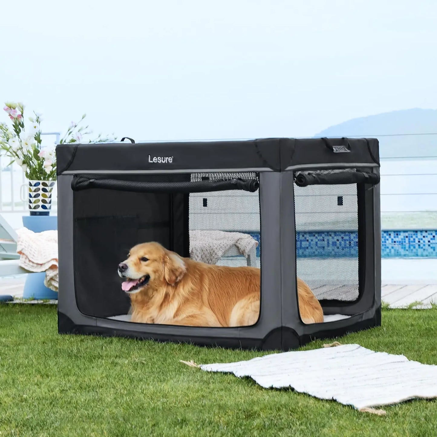 Soft Collapsible Dog Crate - 42 Inch Portable