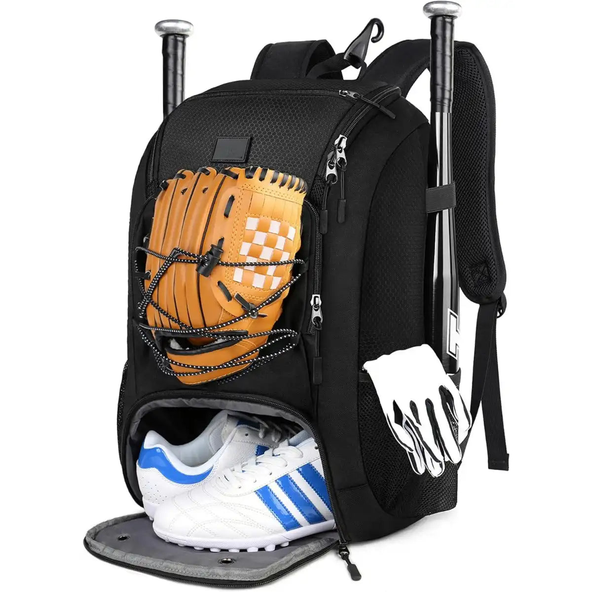 Baseball, Softball Bat Bag Shoes Compartment Lightweight