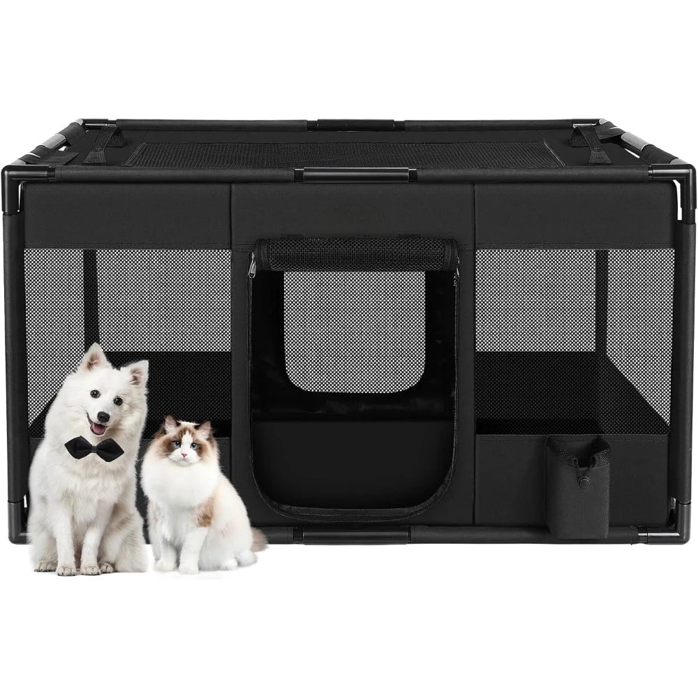 Portable Soft Dog Cat Kennel Exercise Pet Playpen